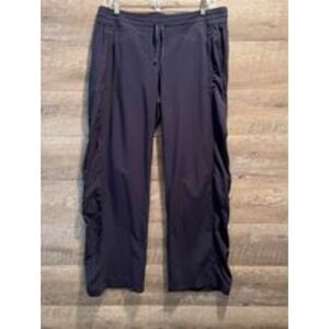 Athleta La Viva Drawstring Ruched Flare Leg Pant Size 10